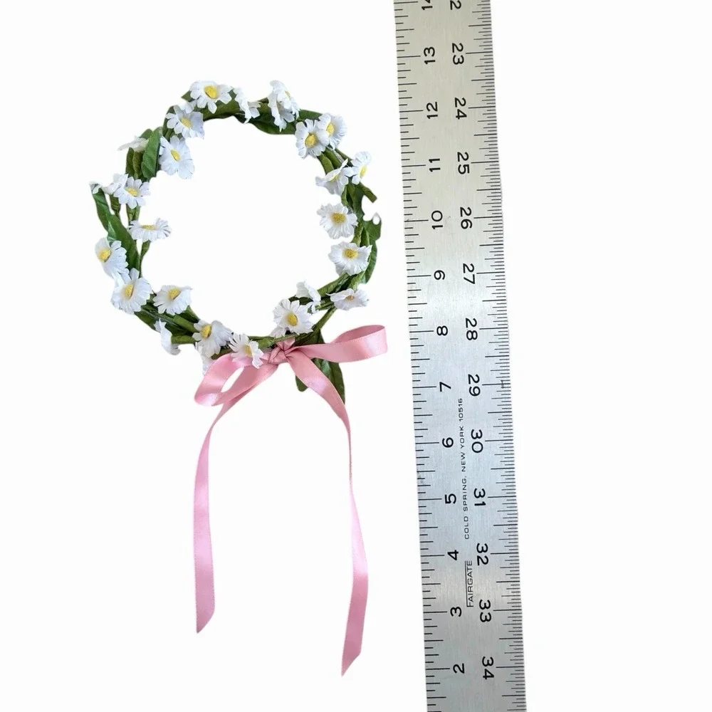 American Girl Kirsten Birthday Outfit Daisy WREATH ONLY Floral Accessory Retired